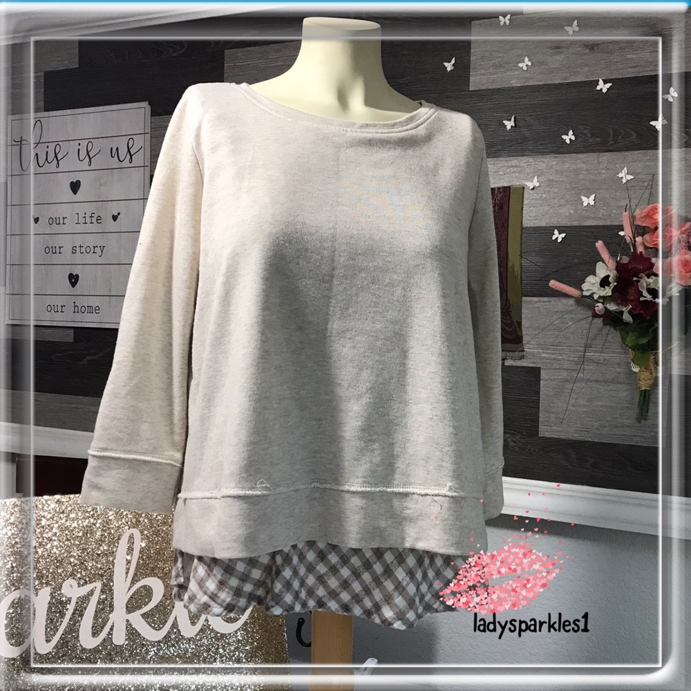 Mystree | Tiered Long Sleeve Tunic Sz Small